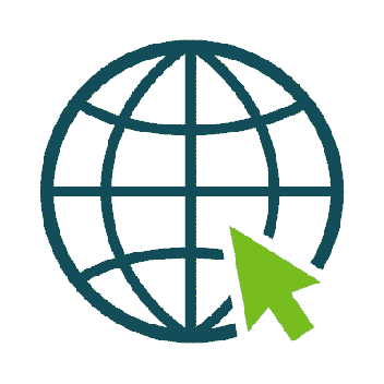 Questions-Globe Arrow Icon